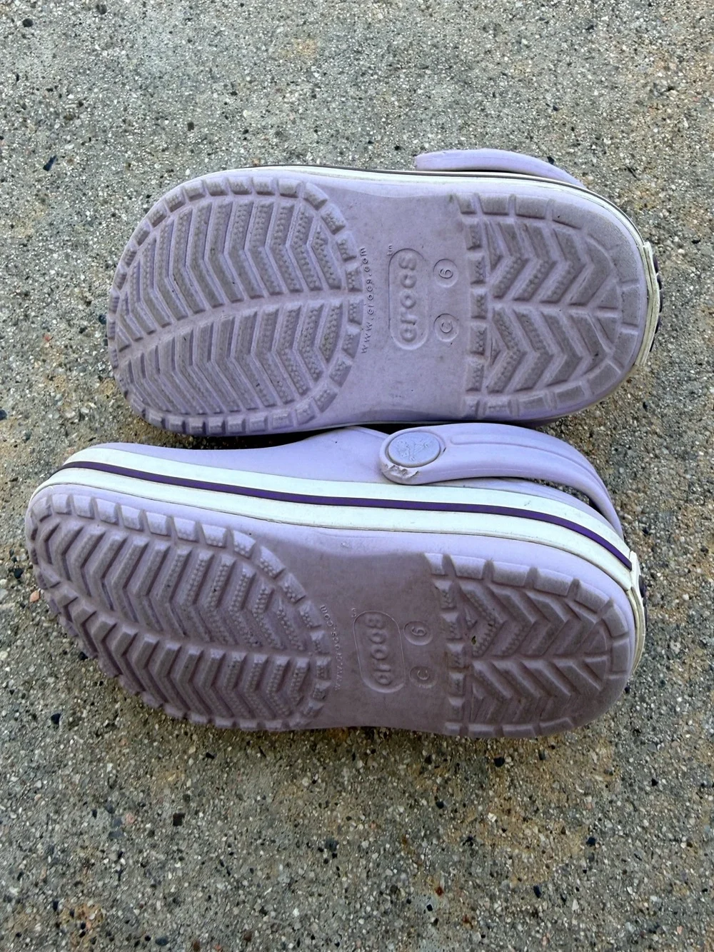 Crocs Crocband Clogs purple little kids size C6